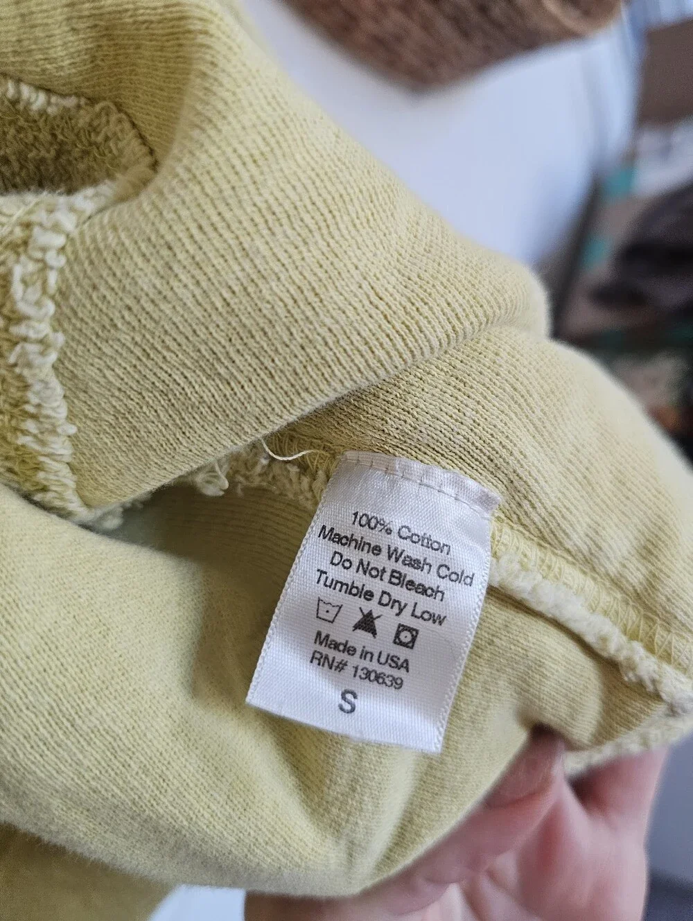 Free People We The Free Deep Pockets Kimono Cardigan In Yellow Size Small - Picture 6 of 6